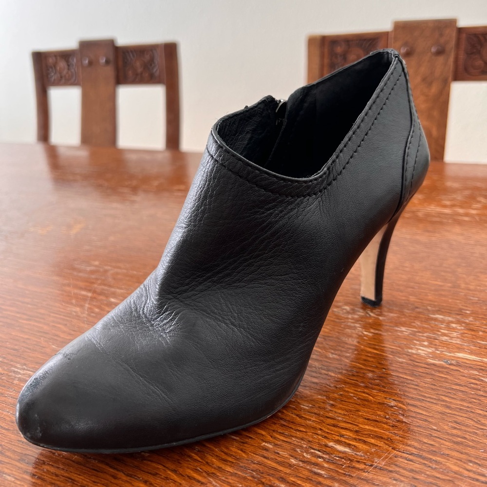 Vince Camuto Mule Heels - Black Leather